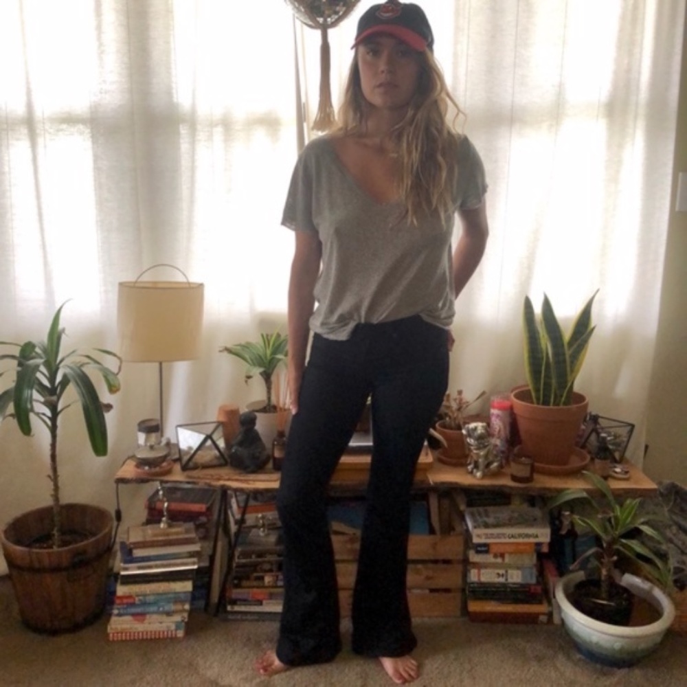 Rag & Bone Elephant Bell Flare Jeans Dark Wash in Midnight Blue size 26 - Picture 3 of 10